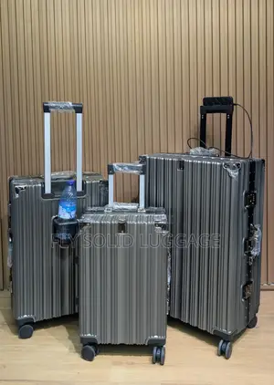High Fly Aluminum Frame Luggage By3 With CupHolder and USB Unit.