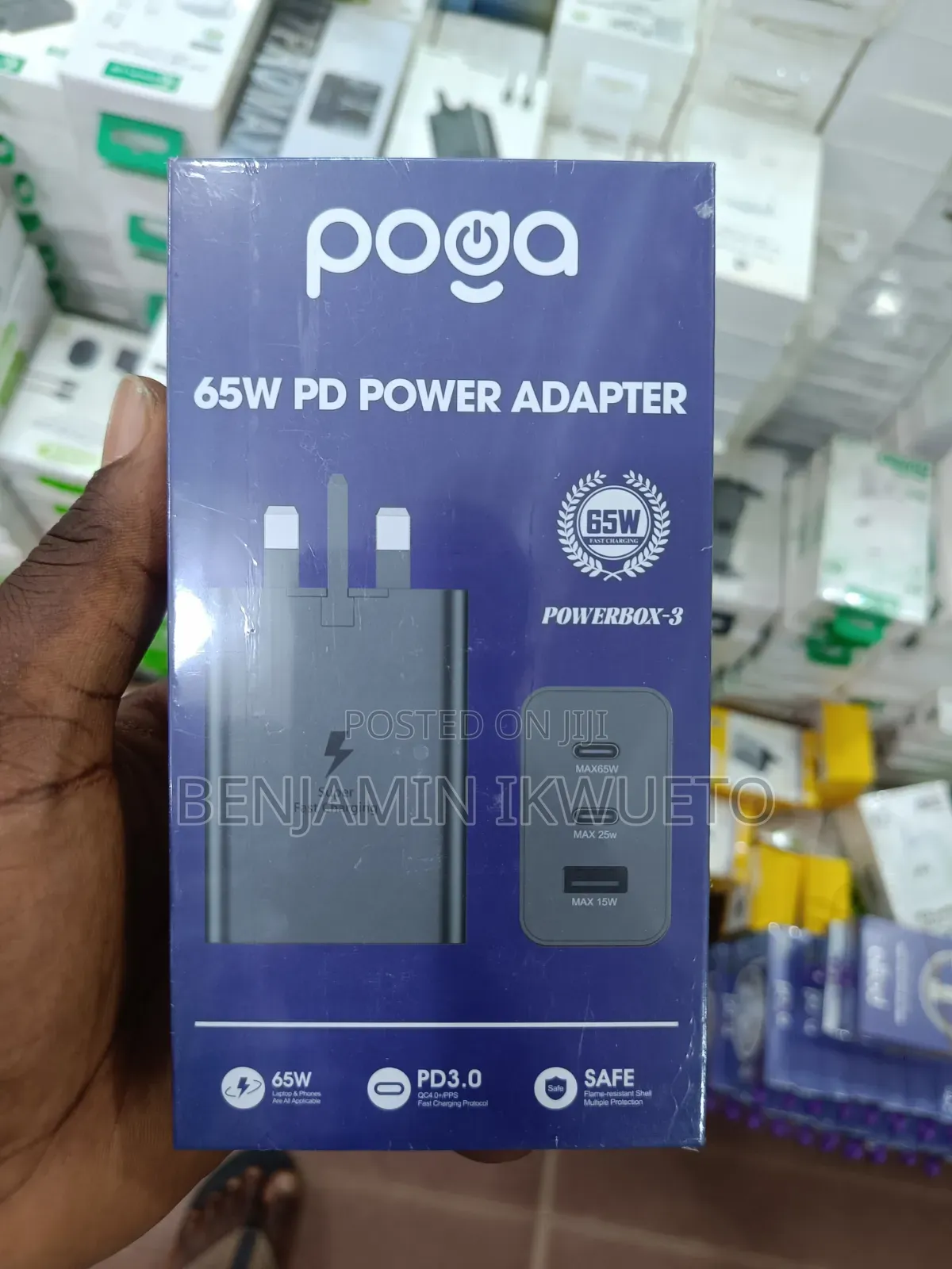 Phone Charger and Type C Cable (65w) Premium