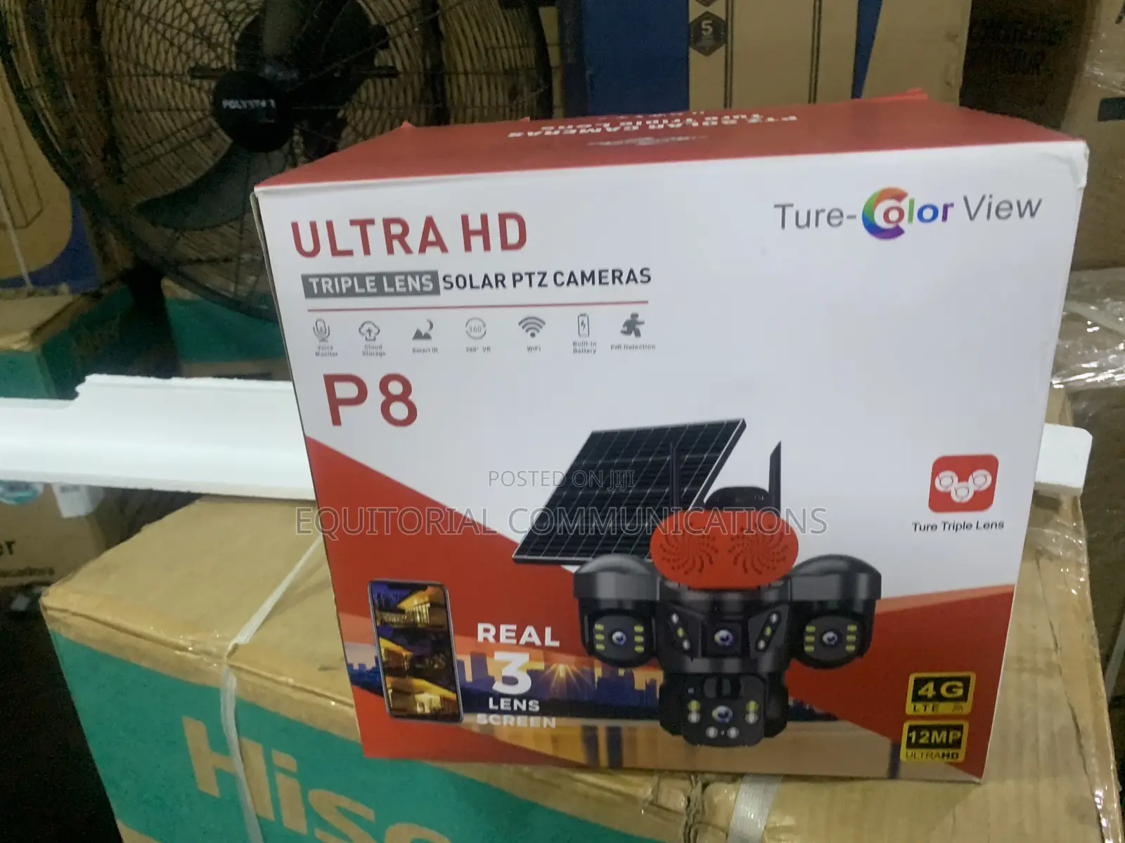 Ultra HD Solar PTZ Camera for Home Security