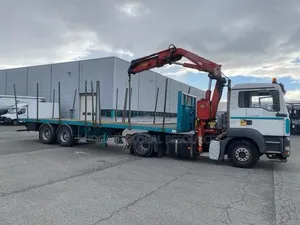 Long Platform Truck (HIAB) for Rental