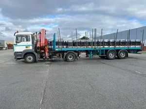 Long Platform Truck (HIAB) for Rental