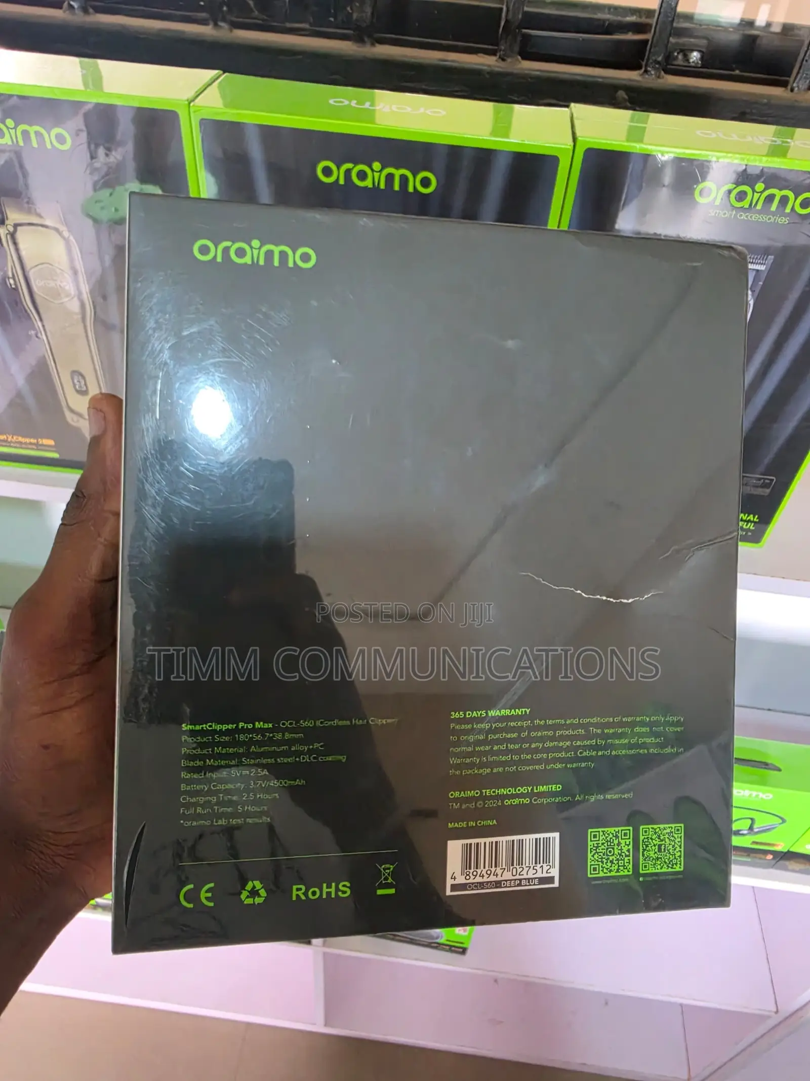 Oraimo SmartClipper Pro Max Professional Hair Clipper OCL-560