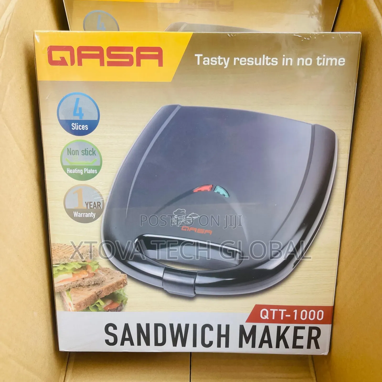 QASA 4-Slice Sandwich Maker