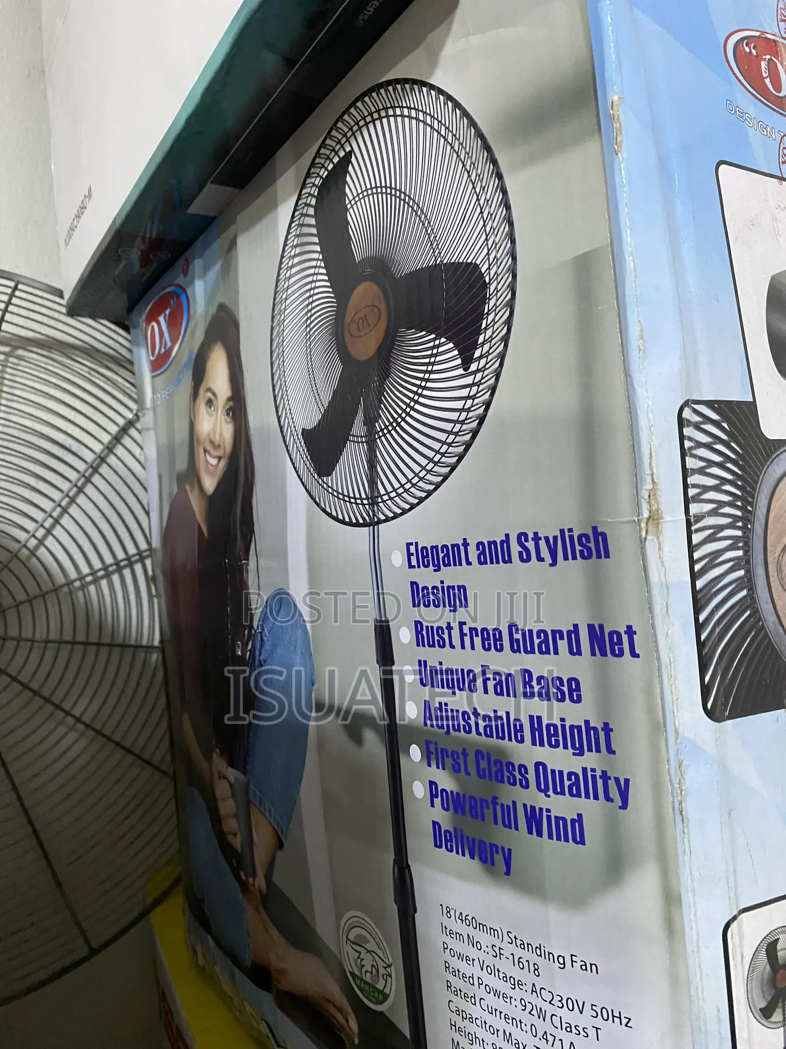 Ox Plastic Standing Fan