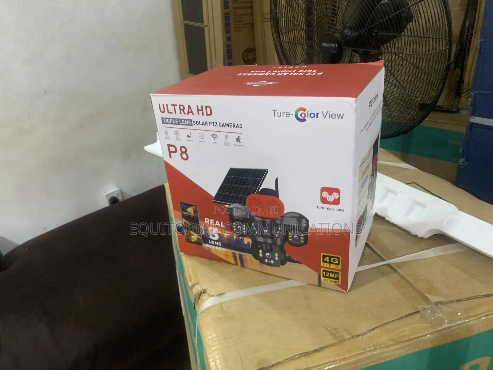 Ultra HD Solar PTZ Camera With Wide-Angle Coverage