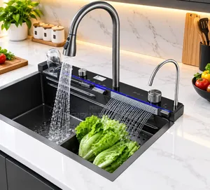 Quality Sweethome Black Multifunctional Kitchen Sink