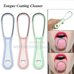 Silicone Tongue Scraper Removes Bad Breath