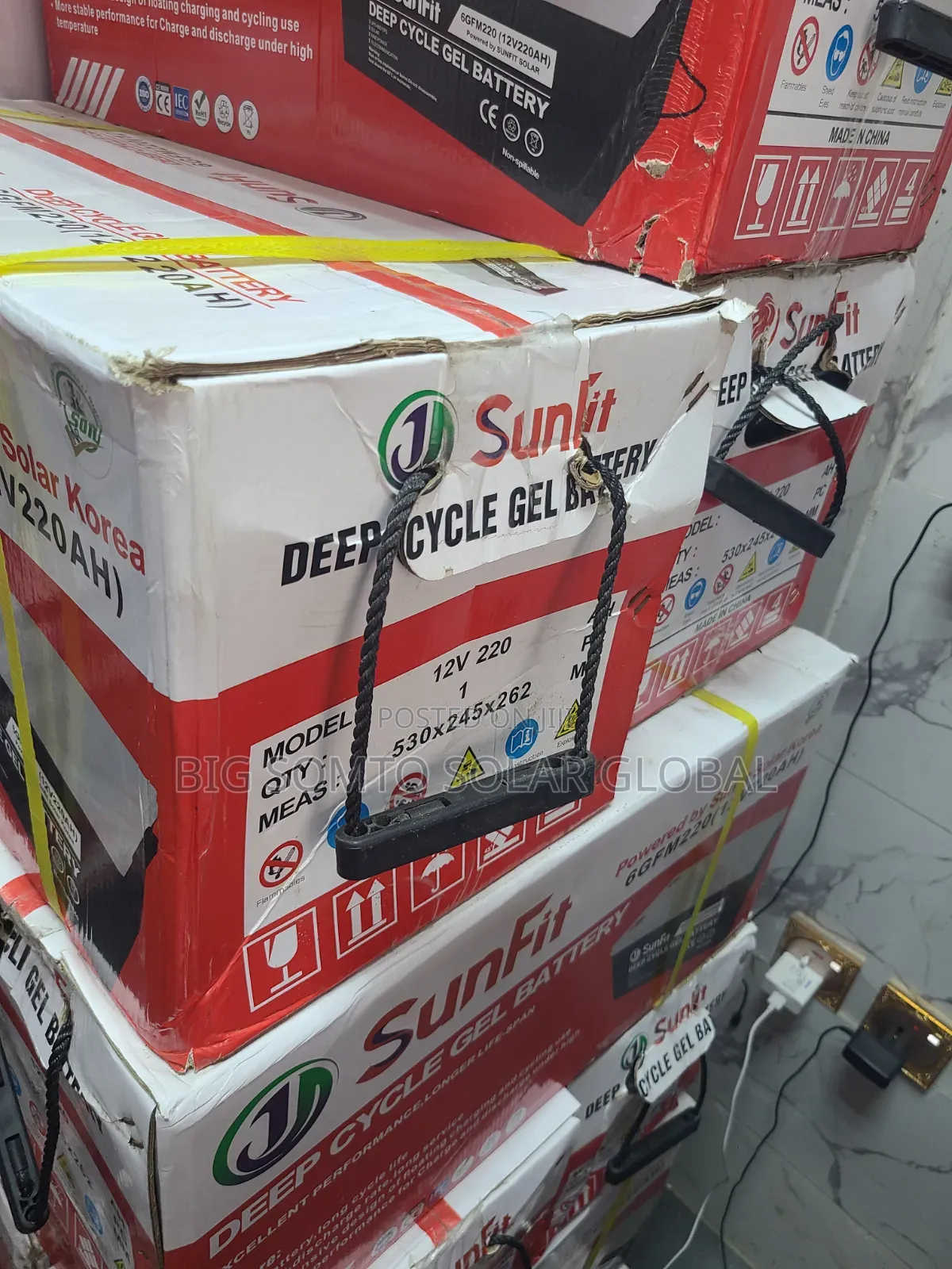 220ah/12v Sunfit Dry Cell Battery