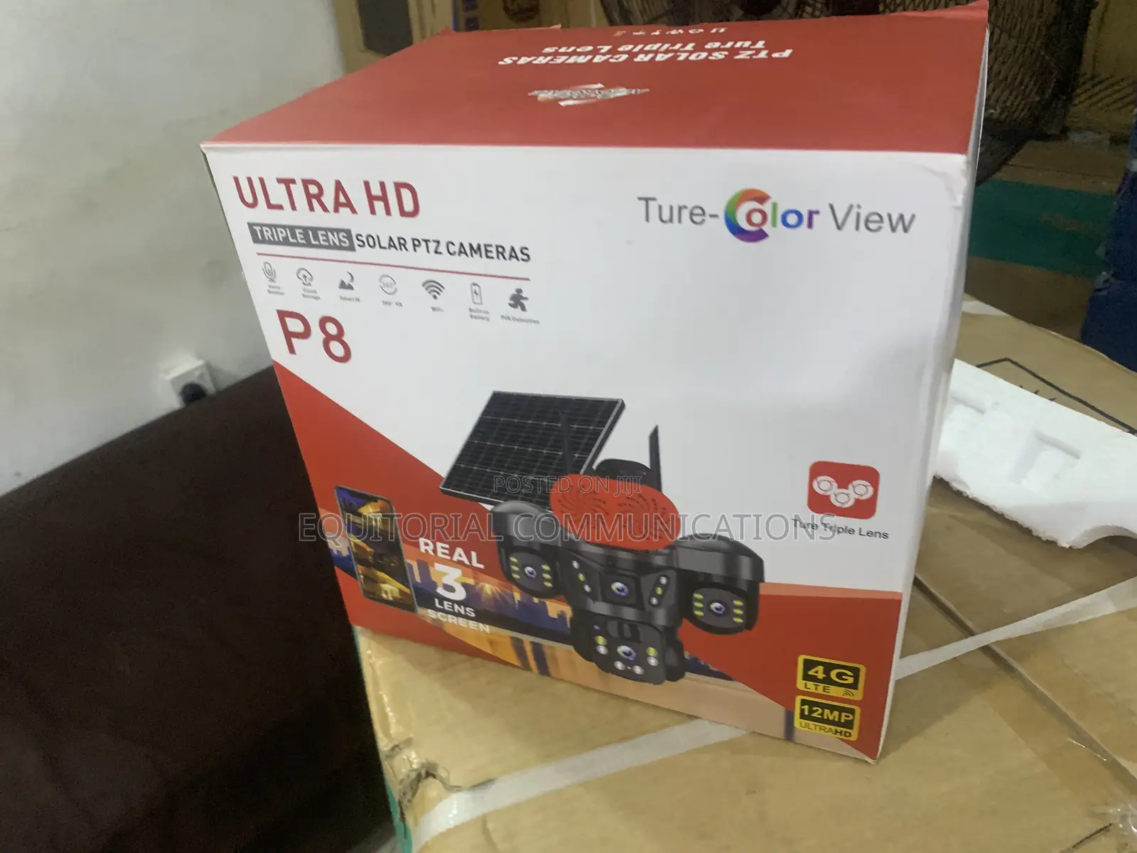 Ultra HD Triple-Lens PTZ Camera for Large Areas