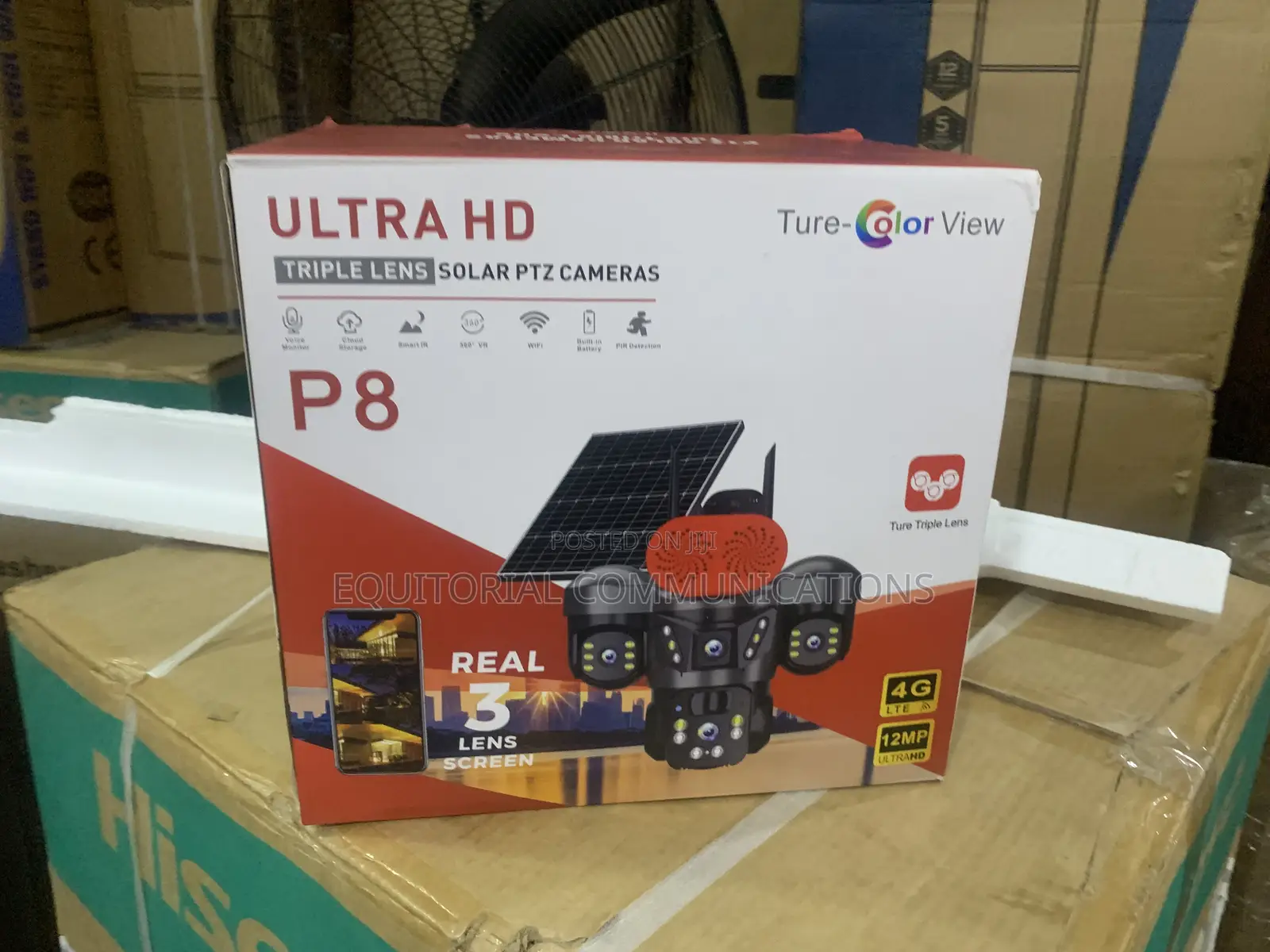 Ultra HD Solar PTZ Camera for Around-the-Clock Security