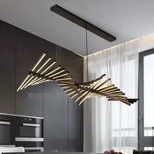 Nordic Minimalist Fishbone Chandelier