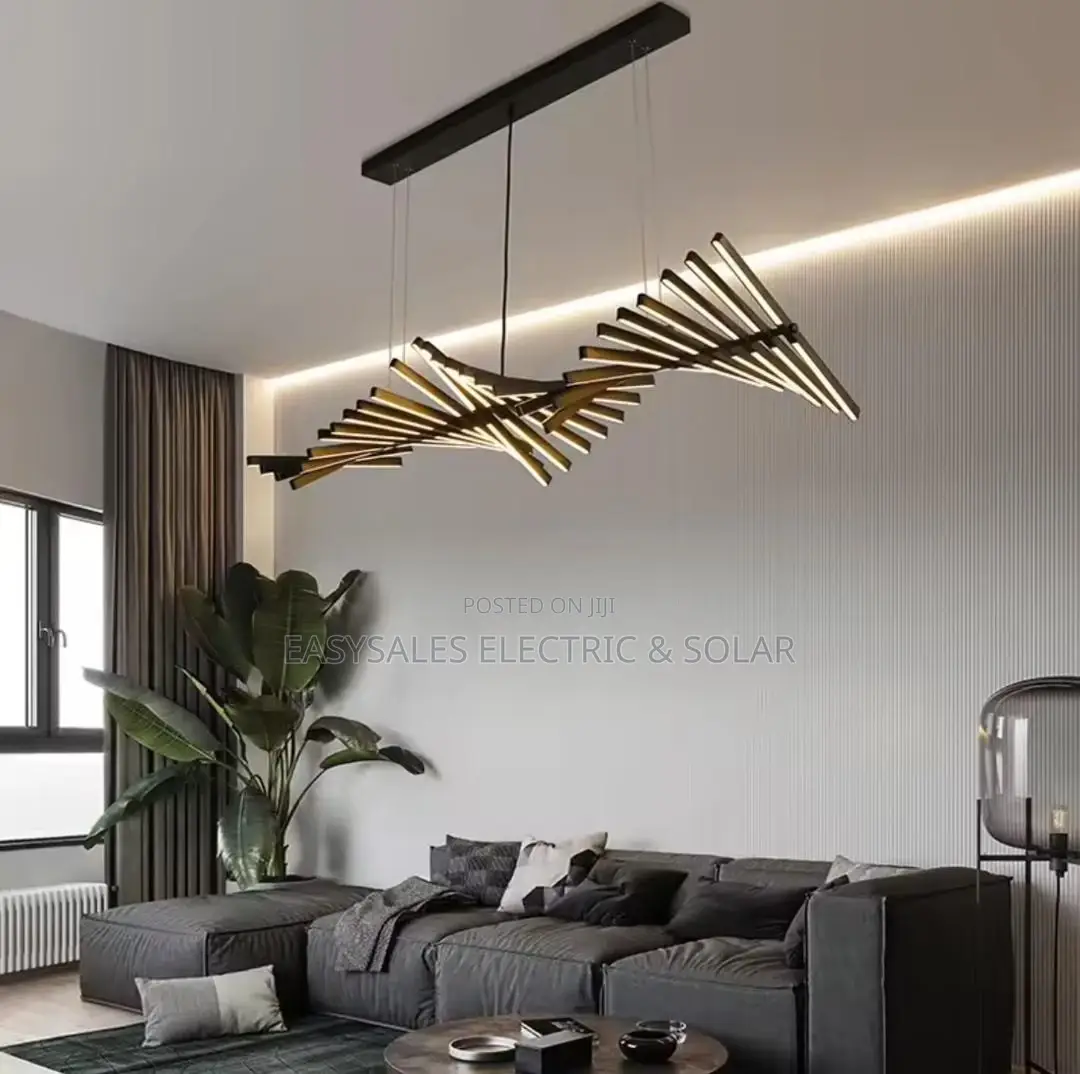 Nordic Minimalist Fishbone Chandelier
