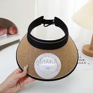 Type-C Rechargeable Fan Sun Protection Visor Hats