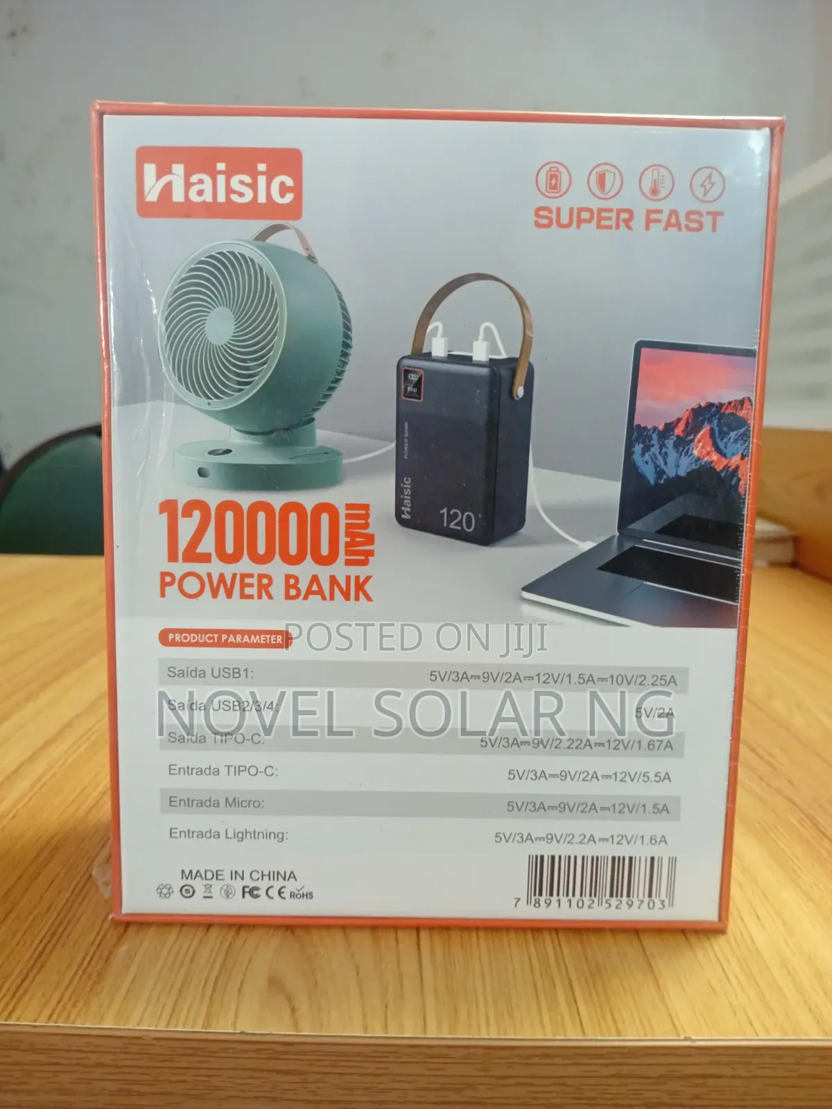 Haisic 120000MAH