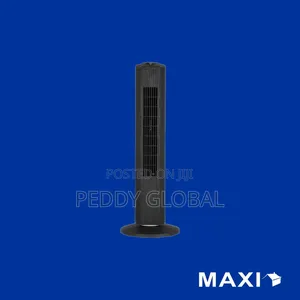 Maxi Tower Fan 28 Inch Black (10-25mab)