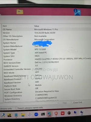 Laptop Dell XPS 13 8GB Intel Core i7 SSD 256GB