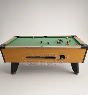 British Coins and Marble Snooker Table