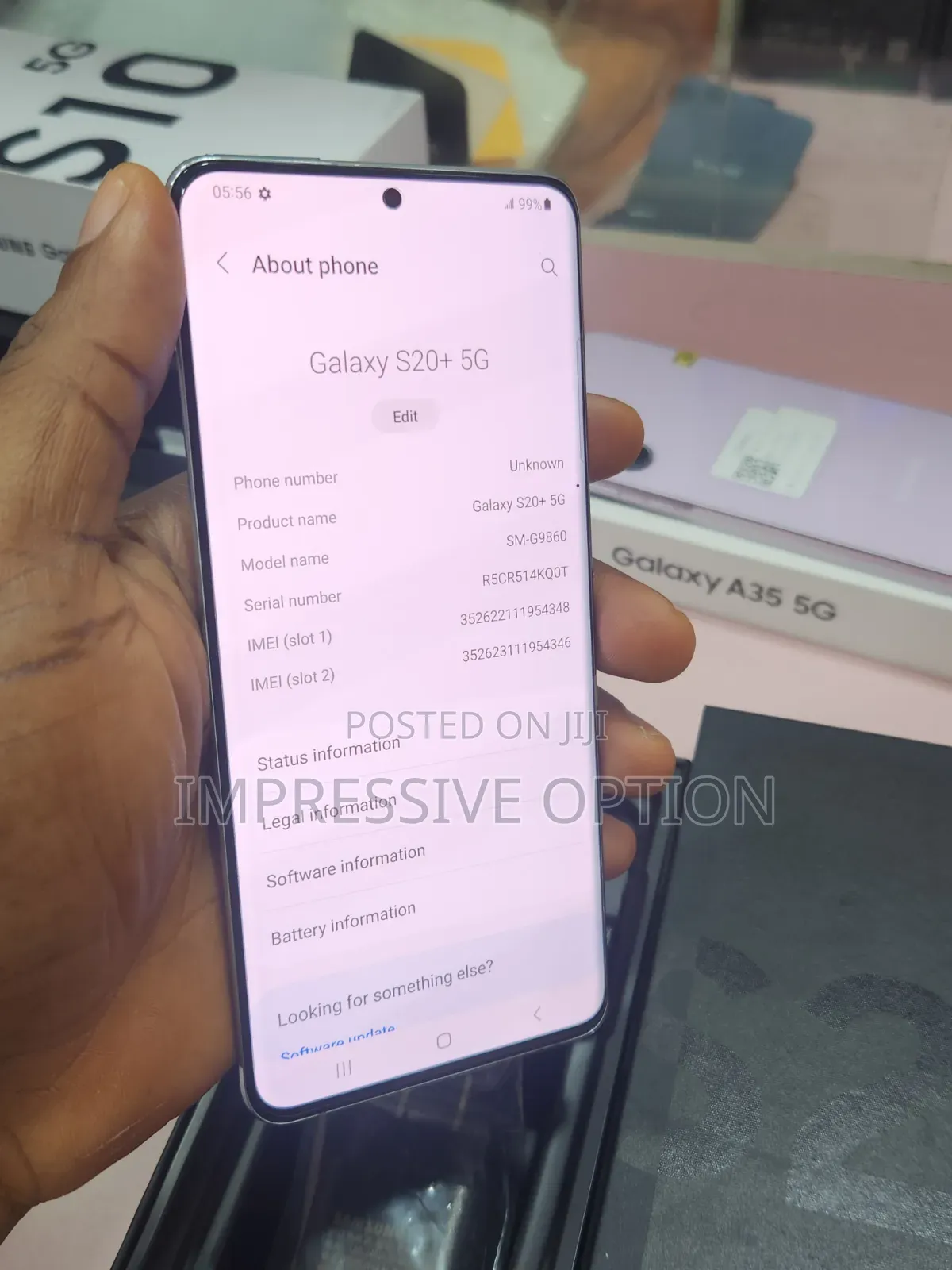 Samsung Galaxy S20+ 5G 128 GB Blue