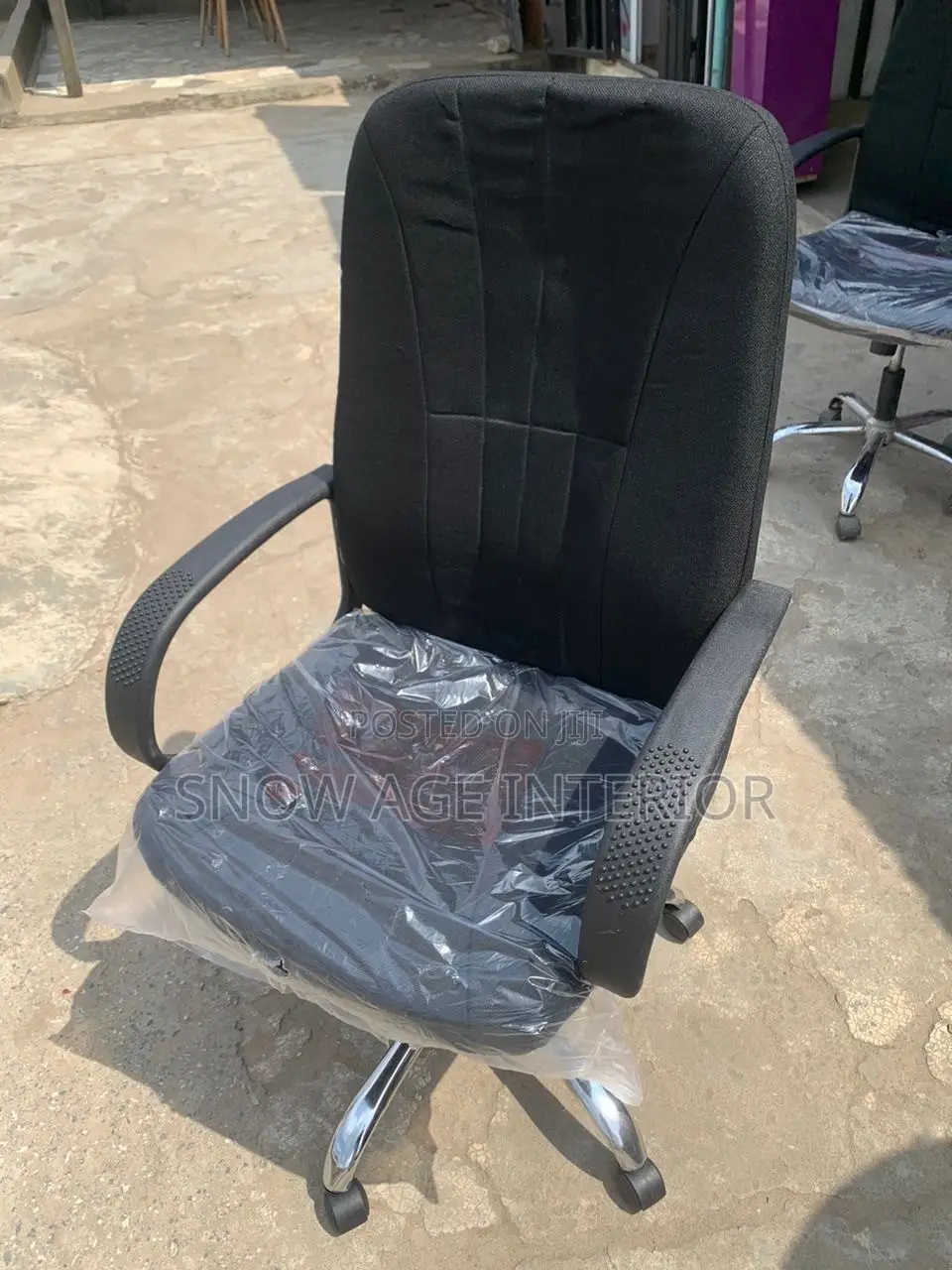 Fabric High Back Managerial Office Chair.