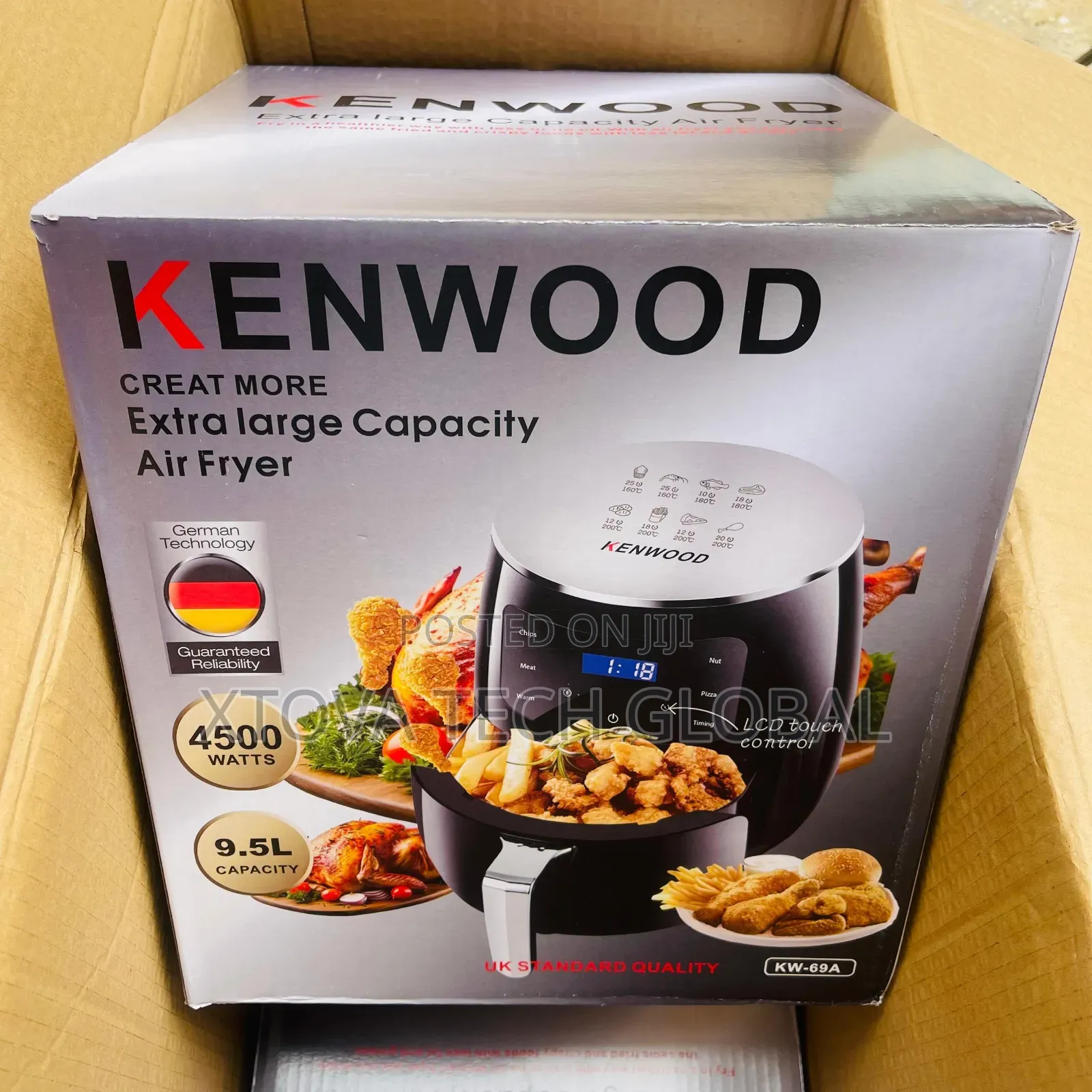 Kenwood 9.5L Extra Large Capacity Air Fryer