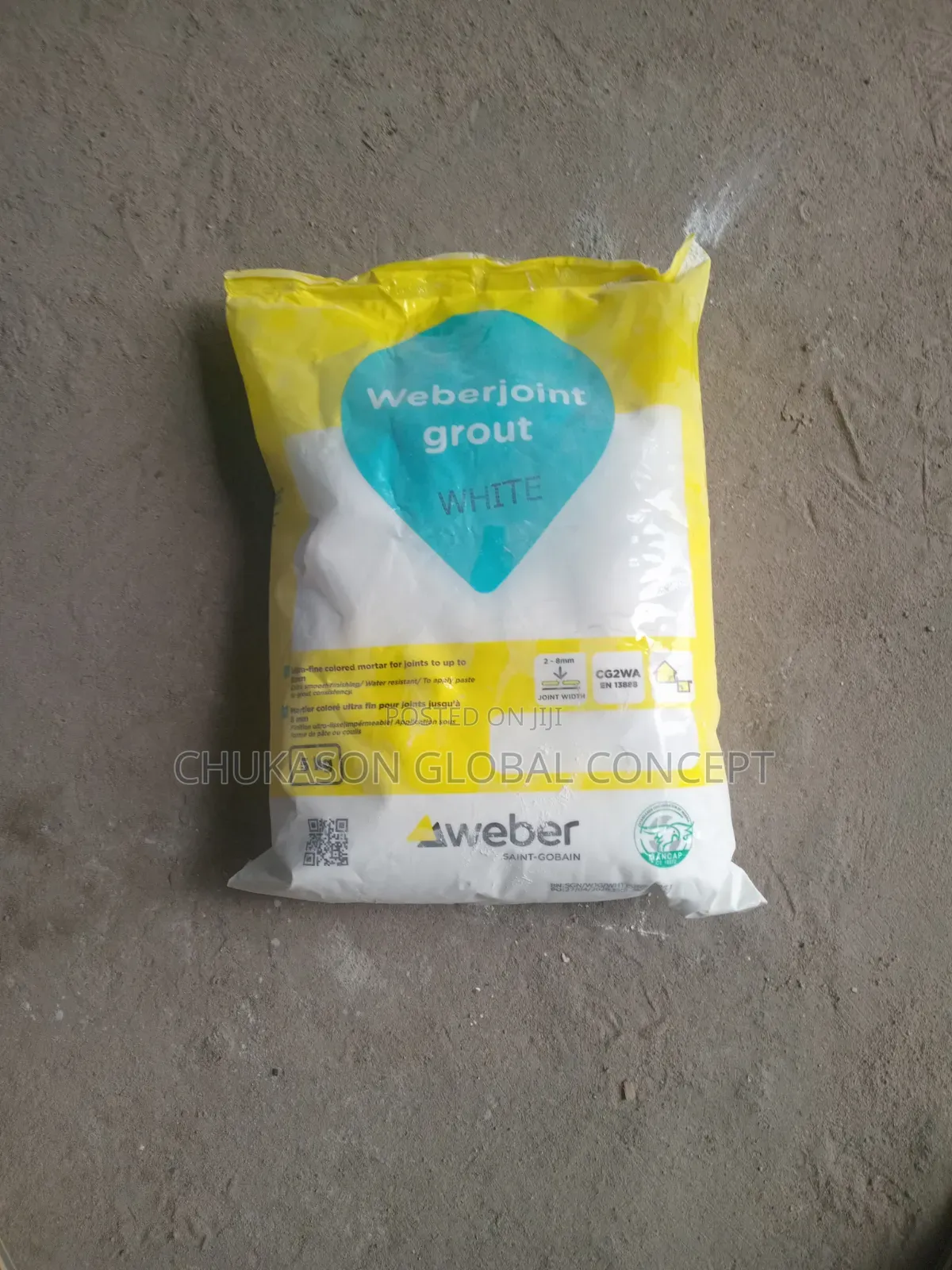 Weber Grout White