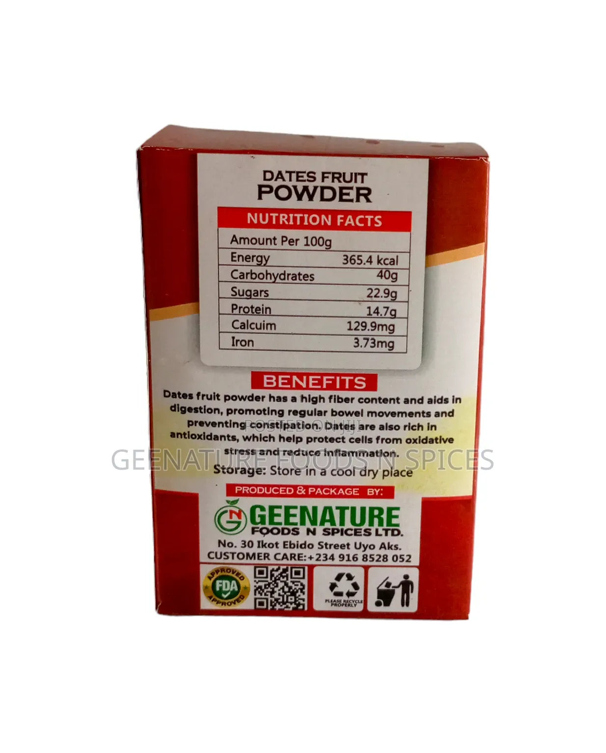 Dates Fruit Powder