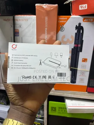 Olax Universal 4G* Mobile WiFi MT10
LTE 150Mbps 15 Devices Supported