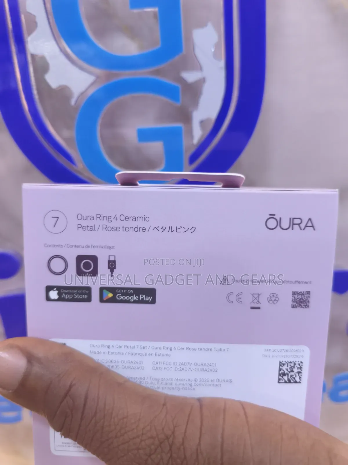OURA Ring 4 Ceramic (Size 7 )