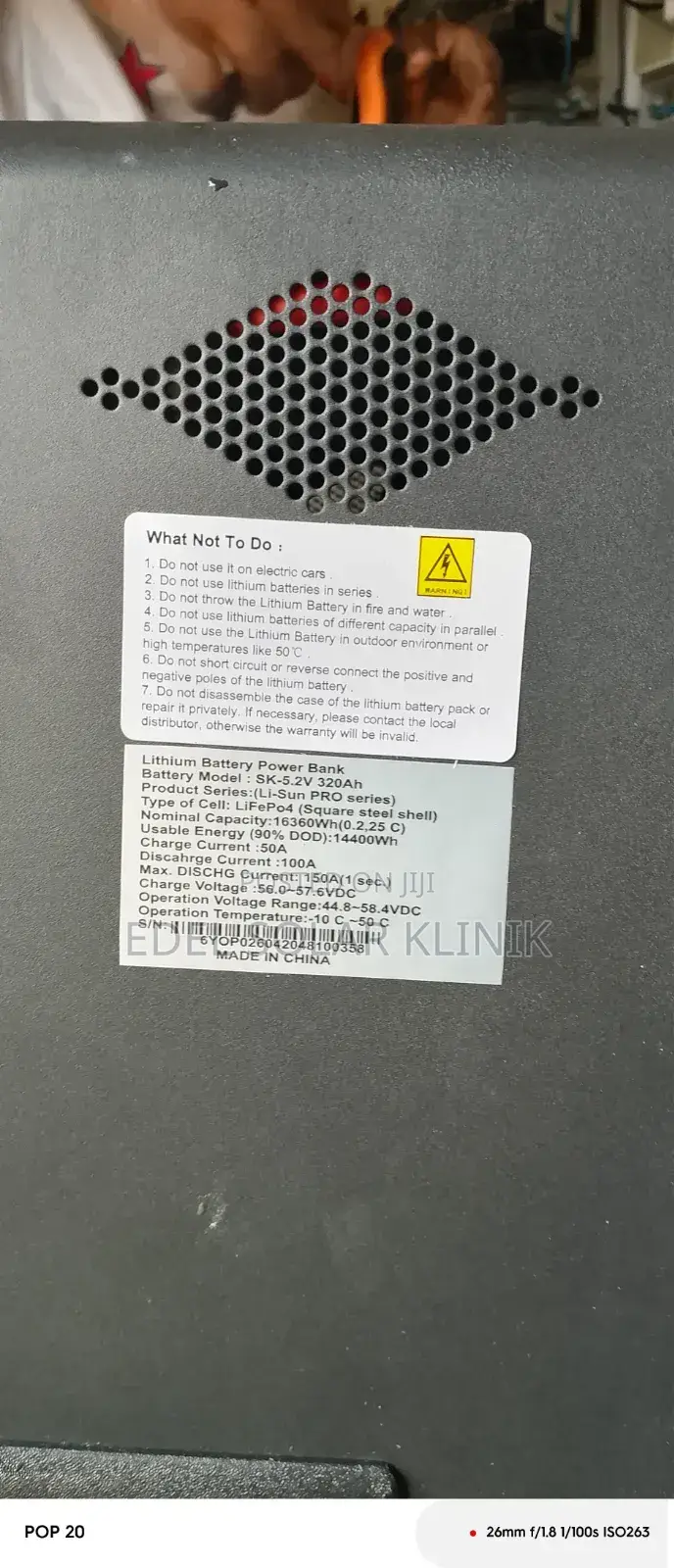 Sako Lithium Ion Battery 16kw