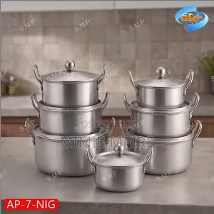 7 Set of Aluminum Pots