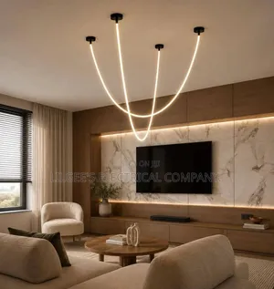 Luxury Cross Section Led Chandelier