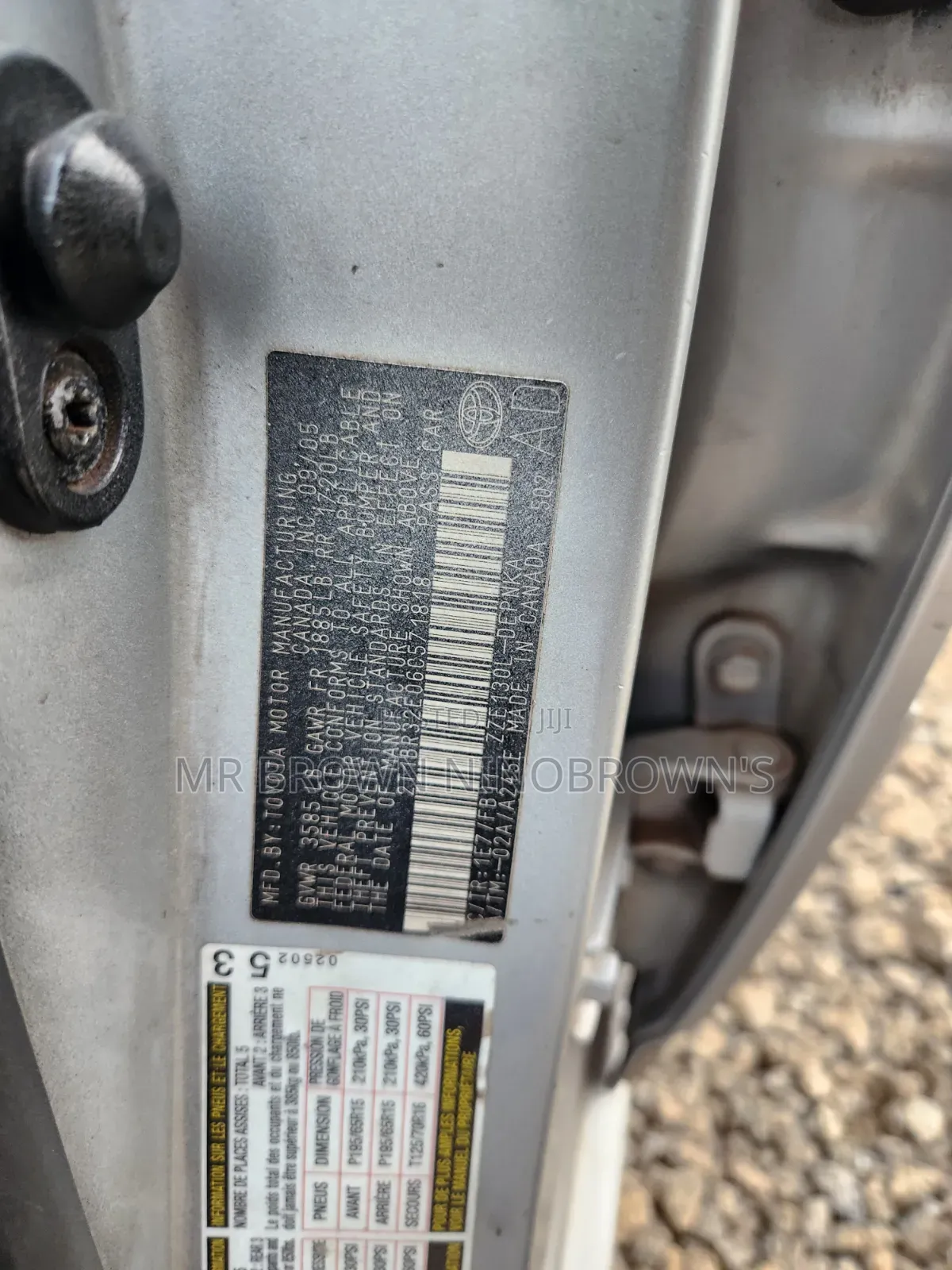 Toyota Corolla 2005 Silver