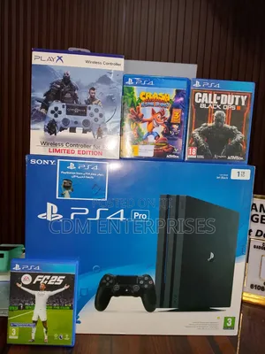 Playstation 4 Pro 1tb 3 Games 2 Controllers