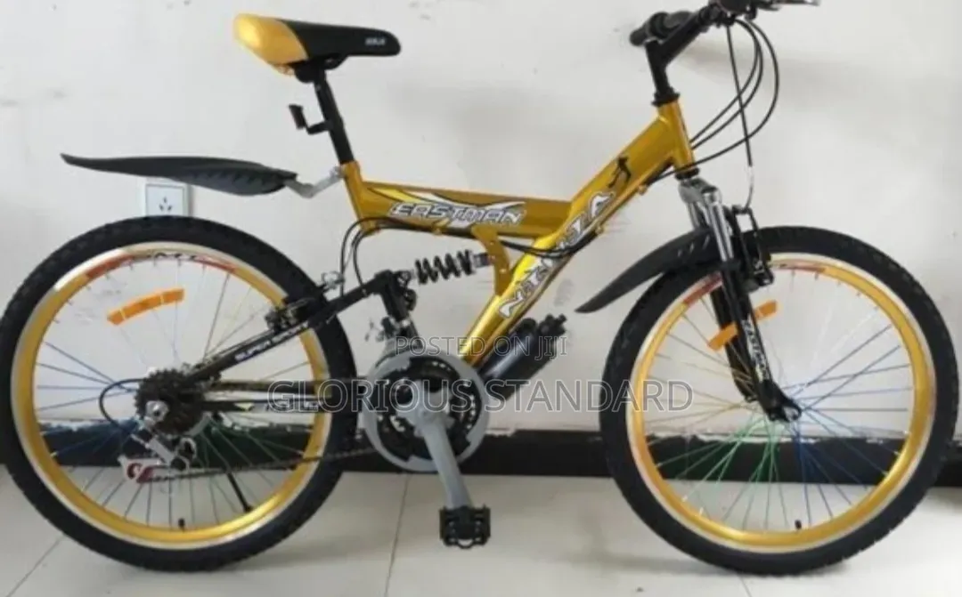 BICYCLE SIZE 24 With Shock Orange Color