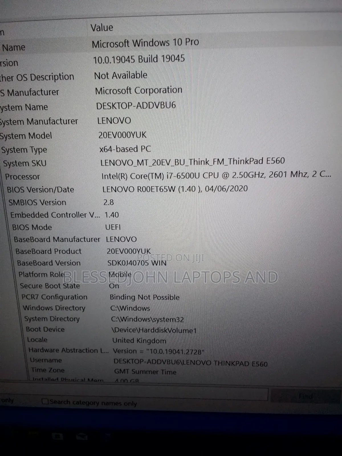 Laptop Lenovo 16GB Intel Core i7 HDD 500GB