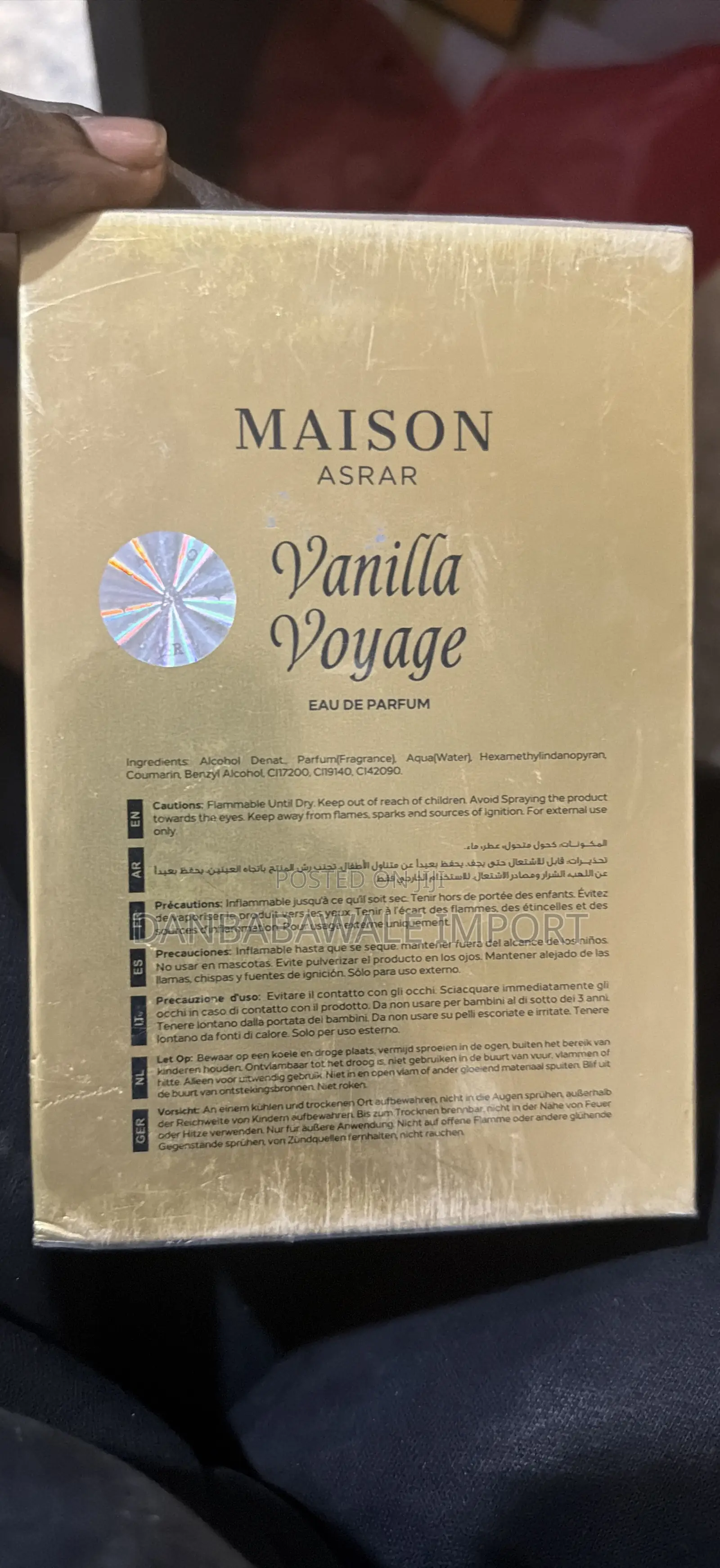 Vanilla Voyage Maison Asrar