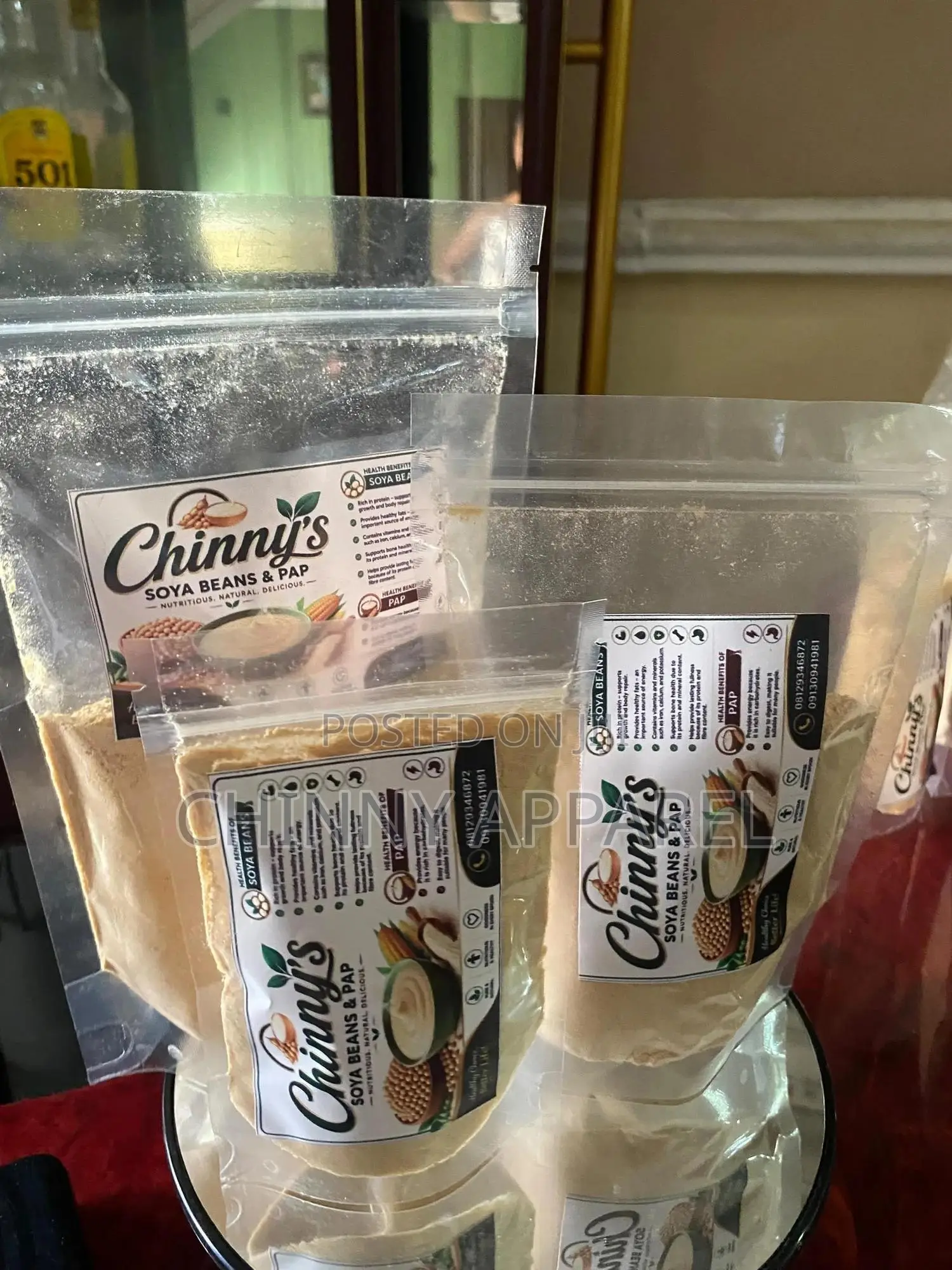 Chinny's Soya Beans and Pap