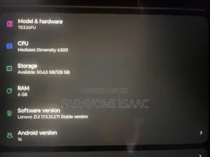 Lenovo Idea Tab 128 GB Gray