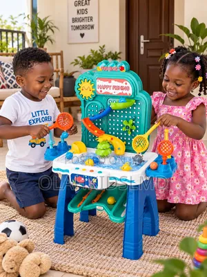 47-Piece Kids Fishing Game Table Set –
