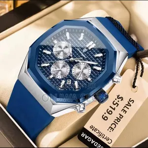 URGENT: Poedagar Chronograph Watch - Blue - Men - Lagos