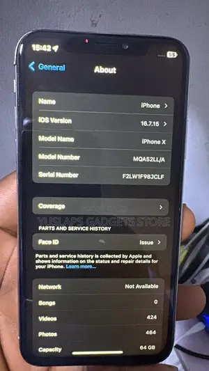 Apple iPhone X 64 GB White