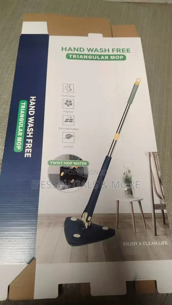 Hand Wash Free Triangular Mop