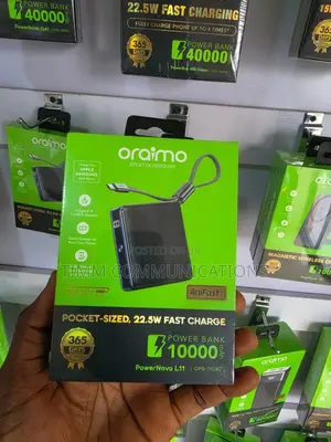 Oraimo PowerNova L11 10,000mAh 22.5W Fast Charging Power Bank