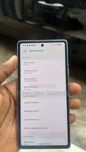 Google Pixel 7a 128 GB White