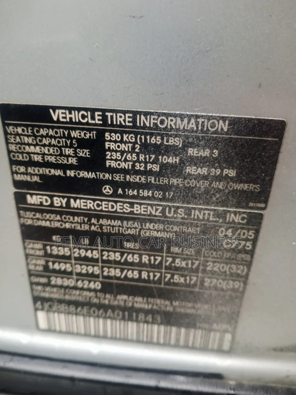 Mercedes-Benz M Class 2006 Silver