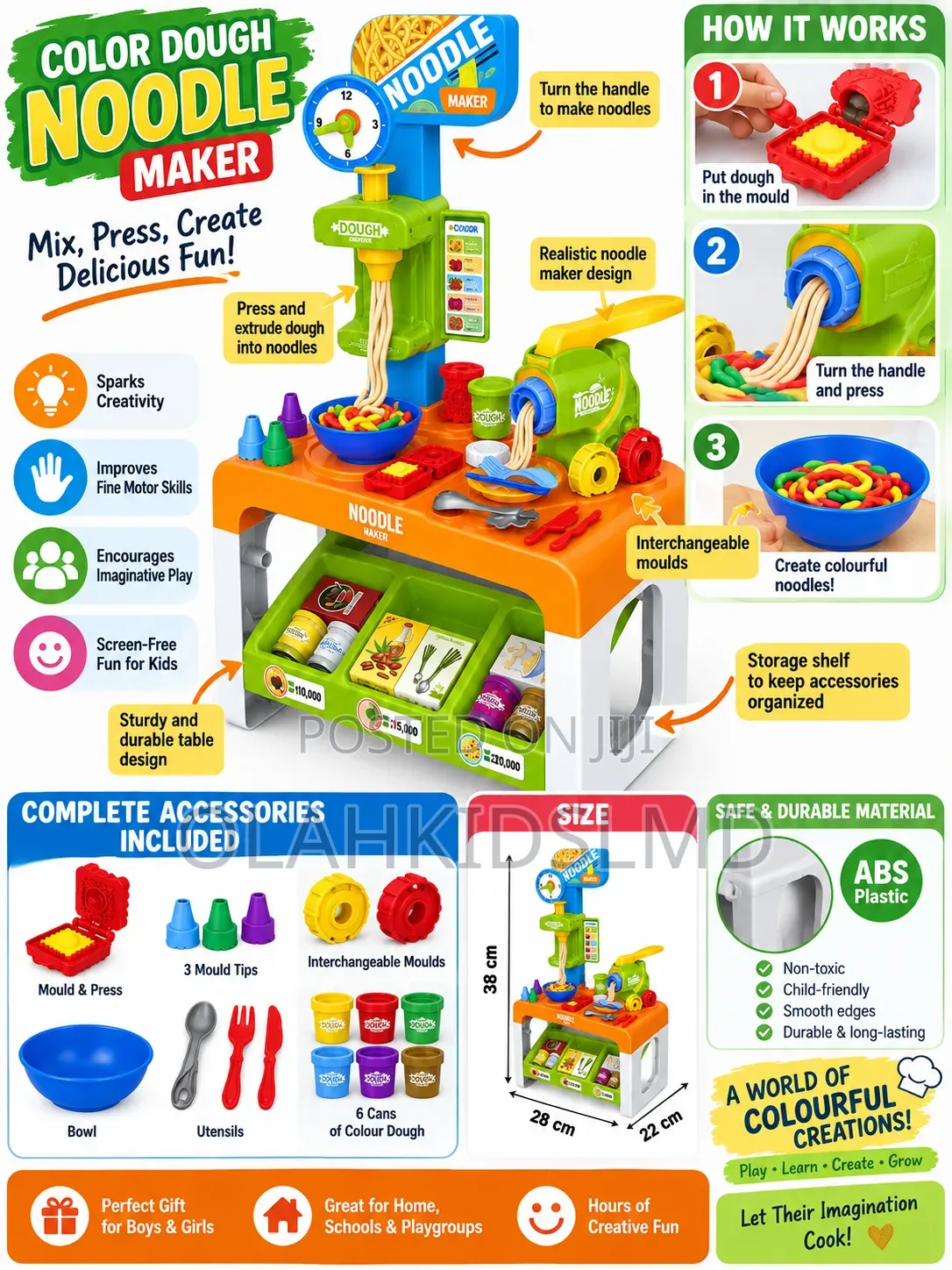 Color Dough Kitchen Toy