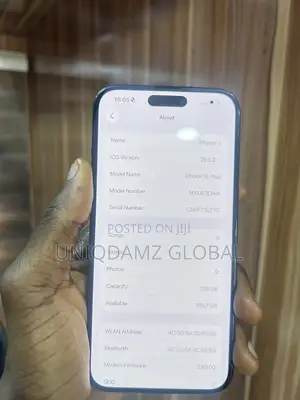 Apple iPhone 16 Plus 128 GB Black