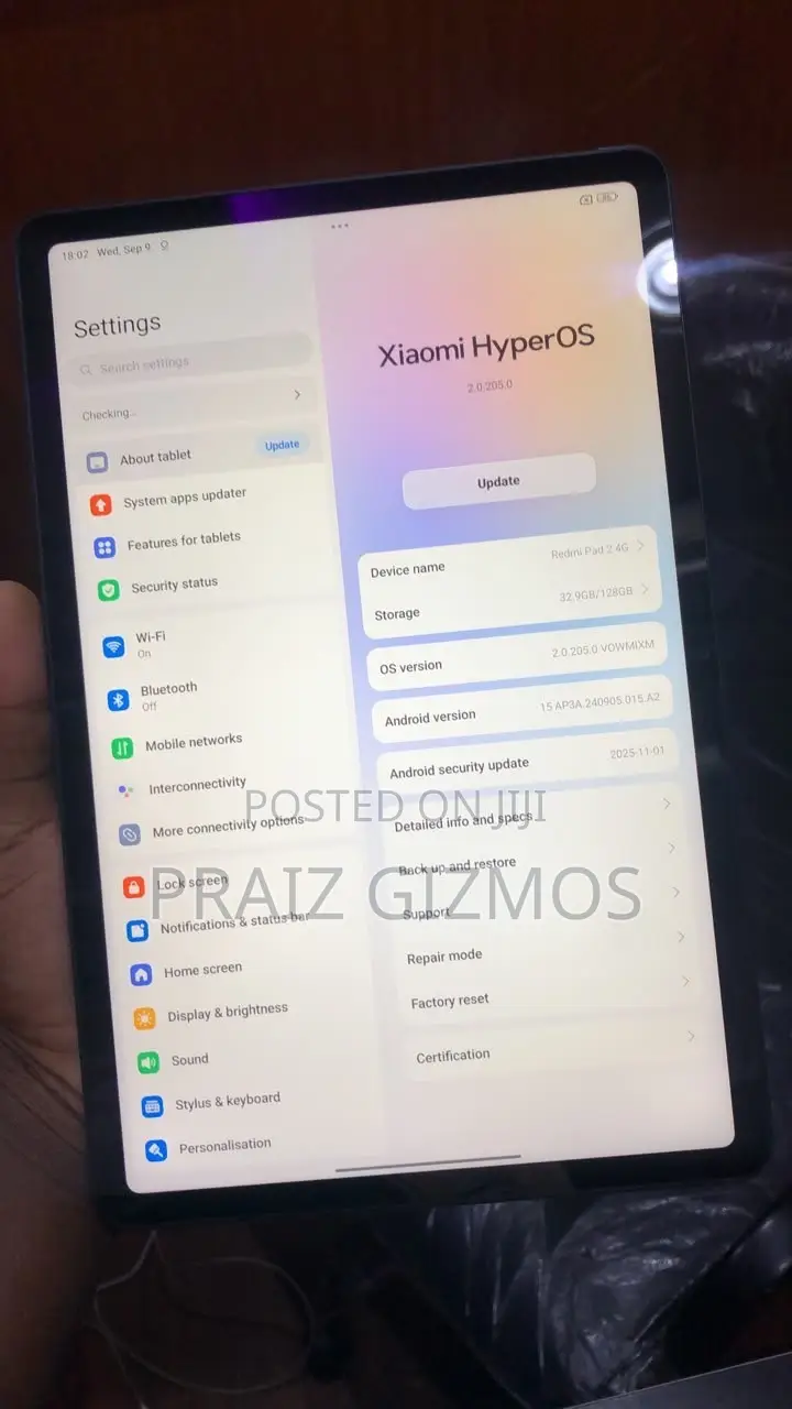 Xiaomi Redmi Pad 2 128 GB Blue