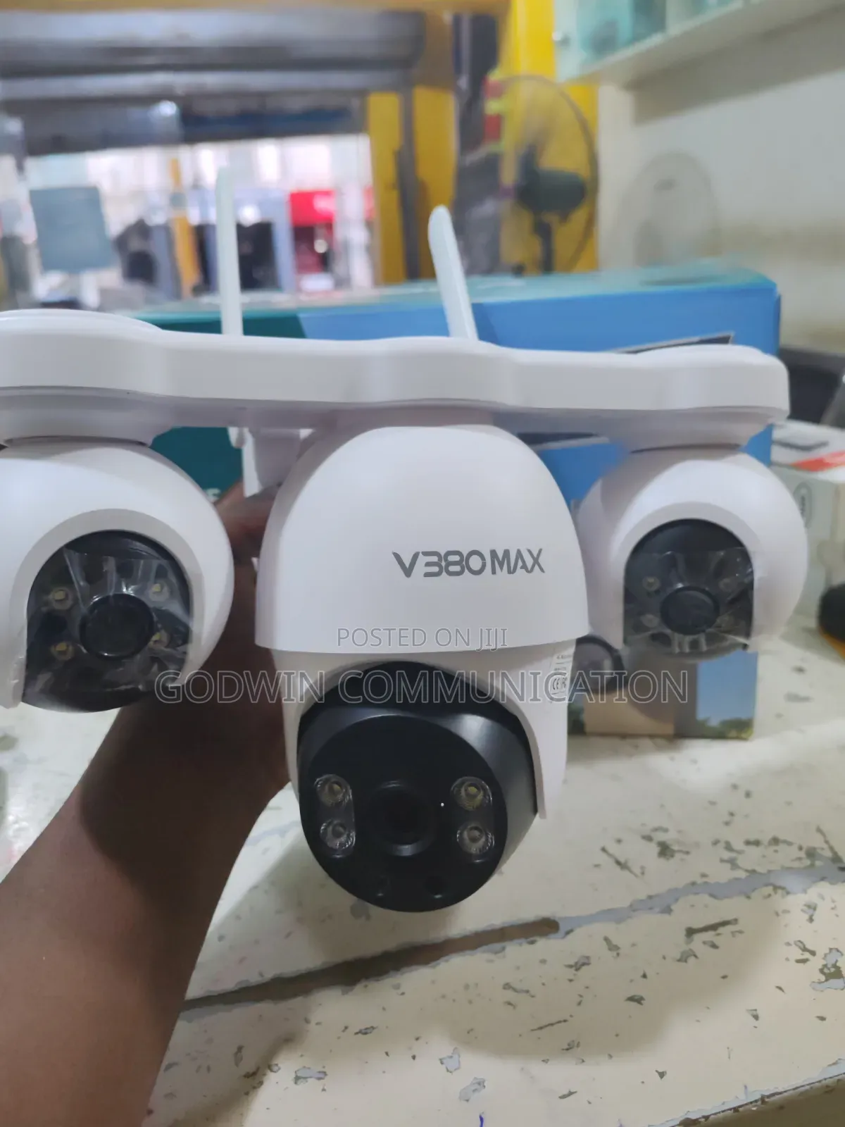 CCTV Smart Digital Solar Camera Triple View PTZ With Free MTN SimCard