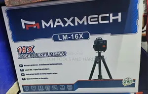 Maxmech LM-16X, a 16-Line 4D Self-Leveling Laser Evel Meter Kit